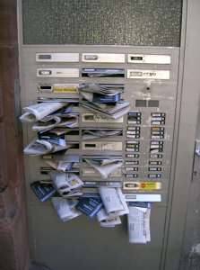 Crammed mailbox