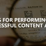 Tips for performing a successful content audit