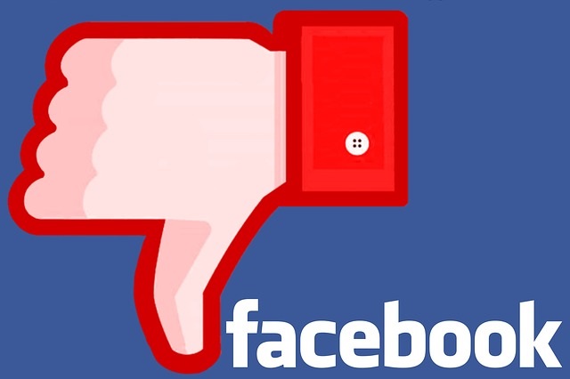 facebook thumb down