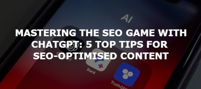 Using chatGPT for SEO